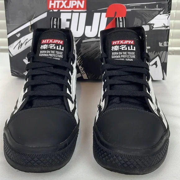 EUC HTXJPN FUJI 2 Panda High-Top HardTuned Men’s Sneakers Size 9 - Picture 3 of 15